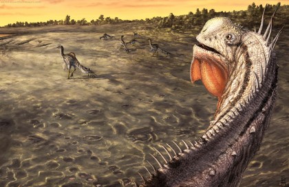 Sauropod and ornithomimids