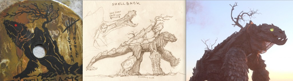 Shellback Earth Beast Design Progression